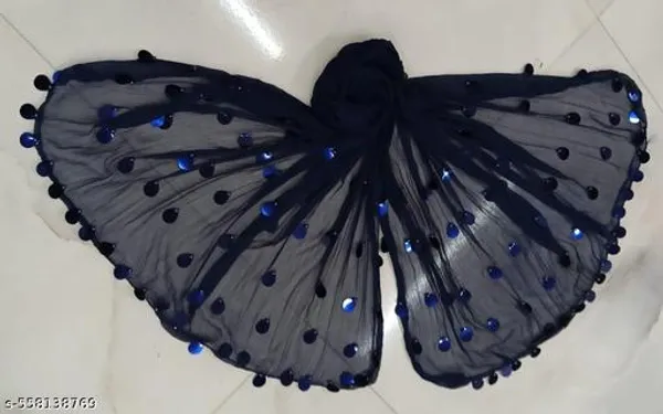 Black_Premium_Chiffon_Dupatta_For_Women