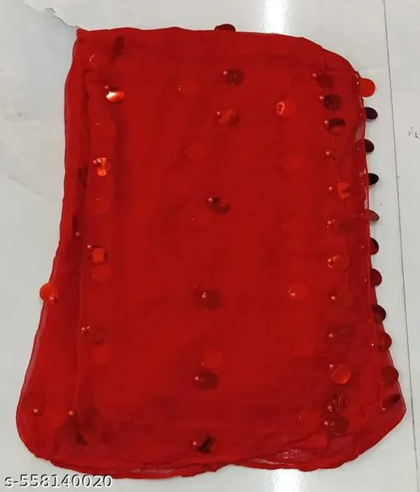 Red_Premium_Chiffon_Dupatta_For_Women