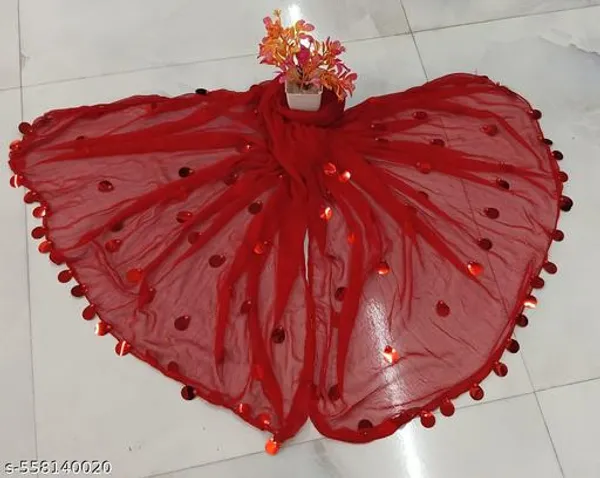 Red_Premium_Chiffon_Dupatta_For_Women