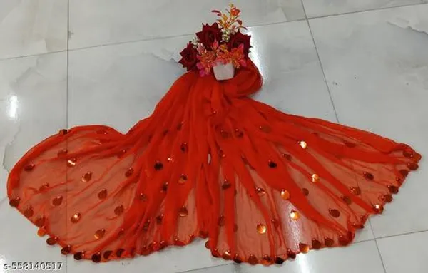 Orange_Premium_Chiffon_Dupatta_For_Women