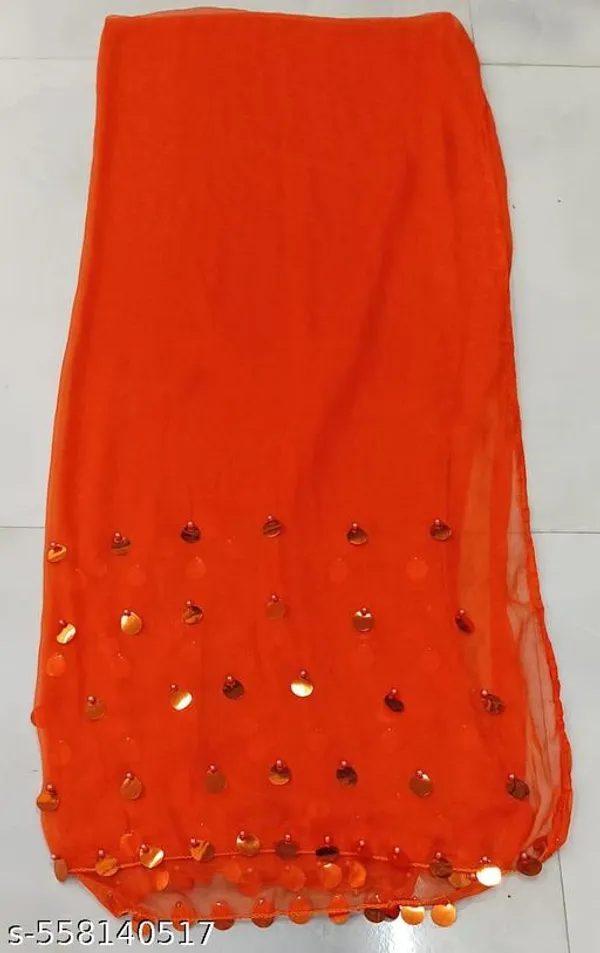 Orange_Premium_Chiffon_Dupatta_For_Women