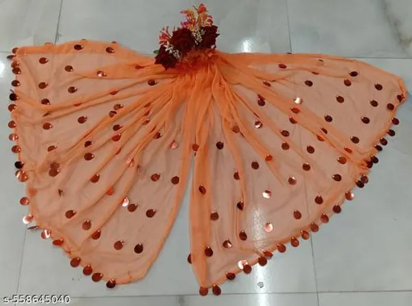 Peach_Premium_Chiffon_Dupatta_For_Women
