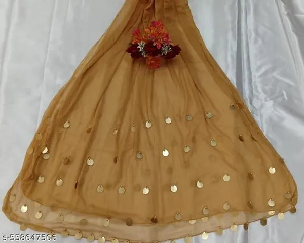 Beige_Premium_Chiffon_Dupatta_For_Women
