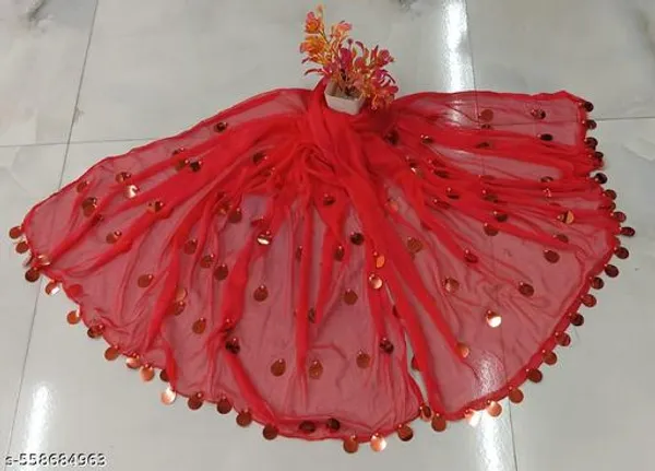 Red_Premium_Chiffon_Dupatta_For_Women