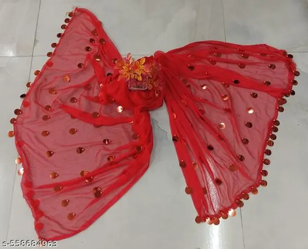 Red_Premium_Chiffon_Dupatta_For_Women