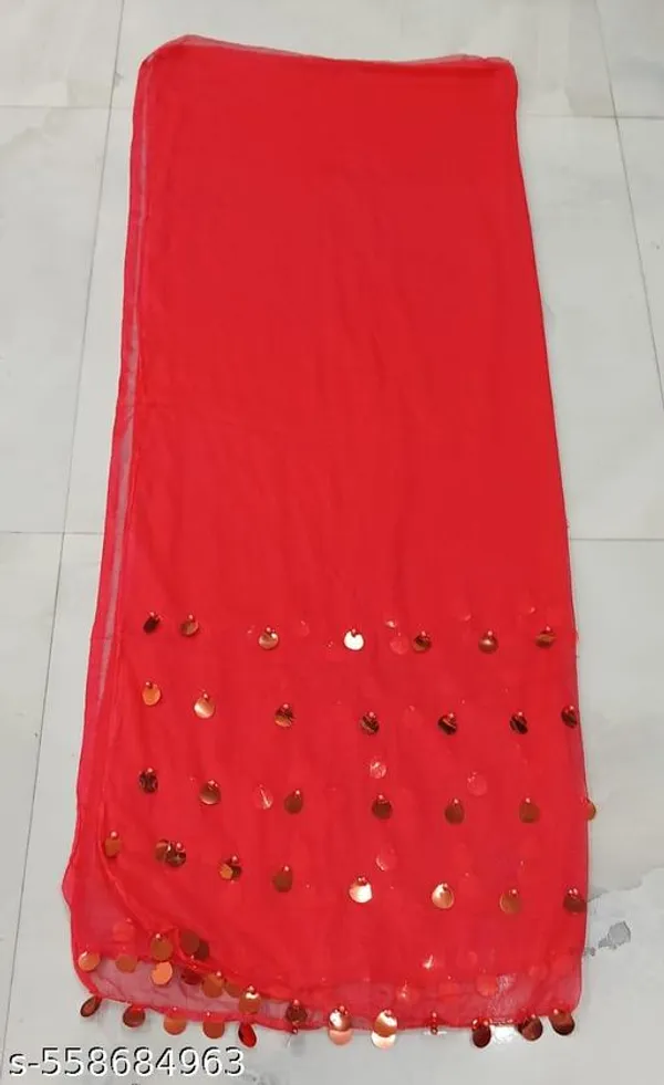 Red_Premium_Chiffon_Dupatta_For_Women