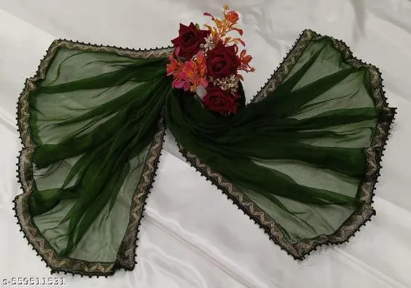 Green_Premium_Chiffon_Dupatta_For_Women