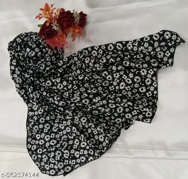 Black_Premium_Cotton_Blend_Dupatta_For_Women