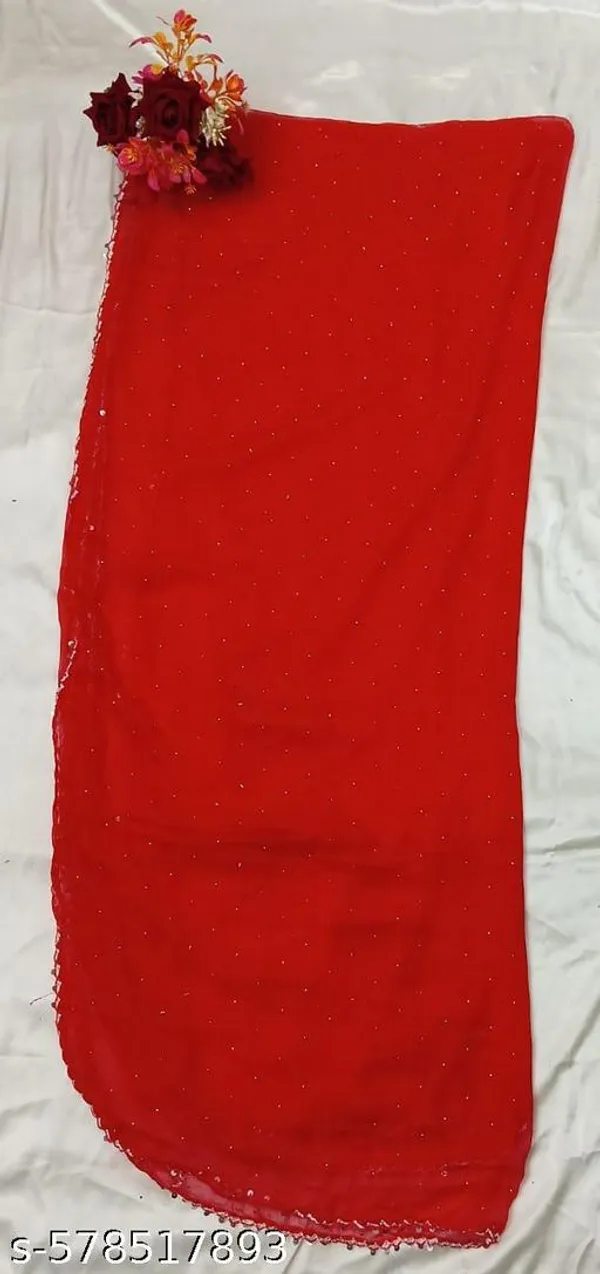 Red_Premium_Cotton_Dupatta_For_Women