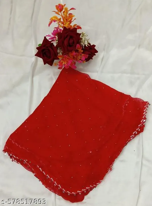 Red_Premium_Cotton_Dupatta_For_Women