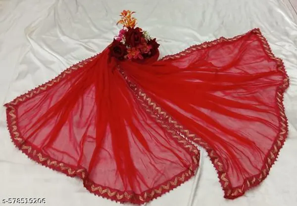 Red_Premium_Cotton_Dupatta_For_Women