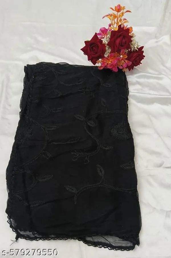 Black_Premium_Cotton_Dupatta_For_Women