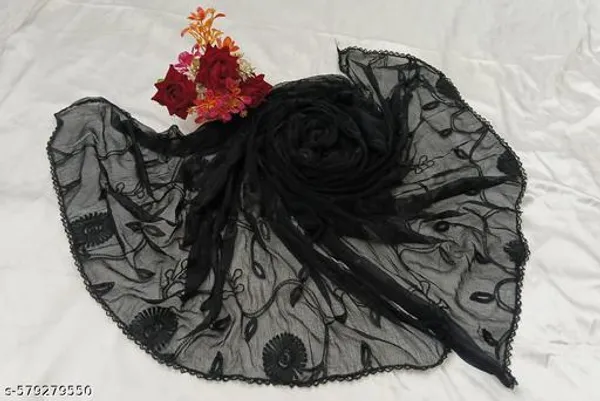 Black_Premium_Cotton_Dupatta_For_Women
