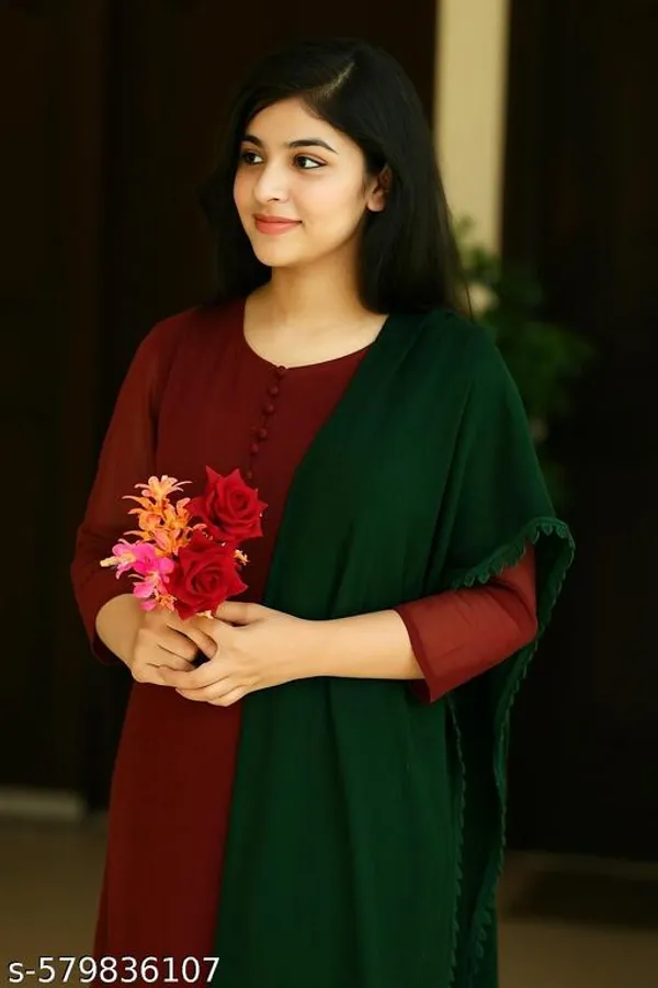 Green_Premium_Chiffon_Dupatta_For_Women