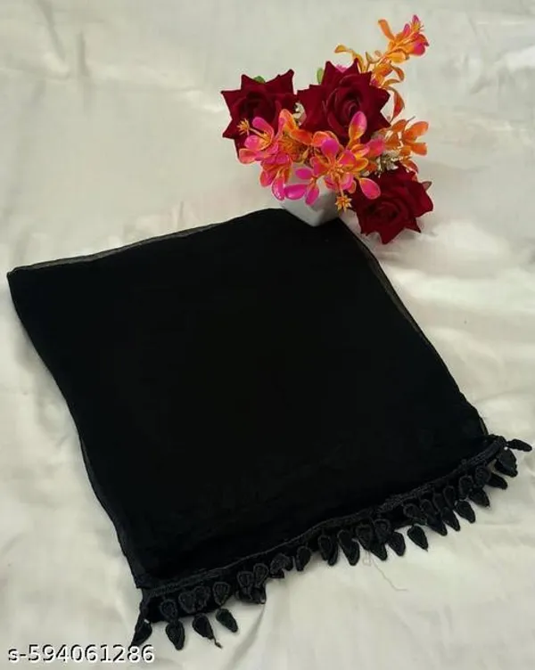 Black_Premium_Chiffon_Dupatta_For_Women