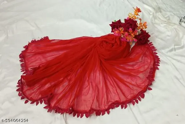 Red_Premium_Chiffon_Dupatta_For_Women