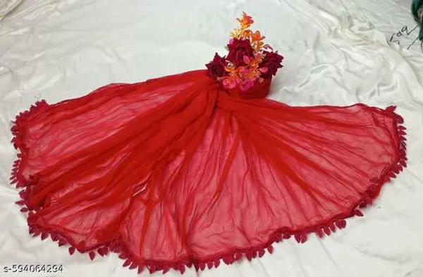 Red_Premium_Chiffon_Dupatta_For_Women