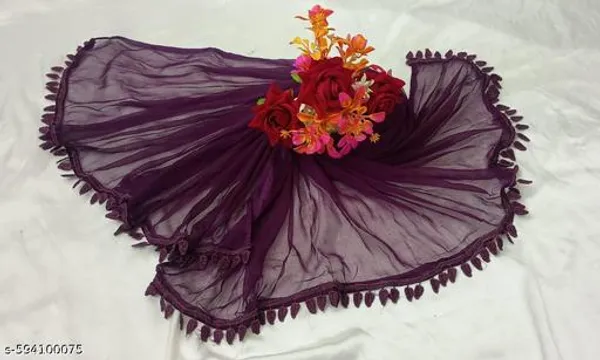 Wine_Premium_Chiffon_Dupatta_For_Women