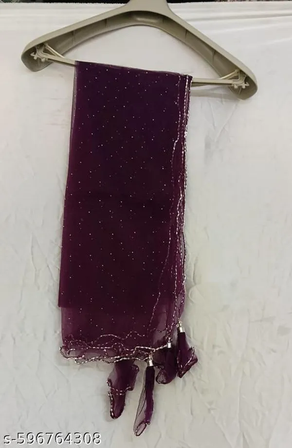 Purple_Premium_Net_Dupatta_For_Women