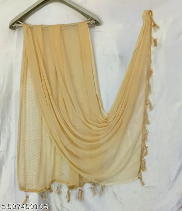 Beige_Premium_Ciffon_Dupatta_For_Women