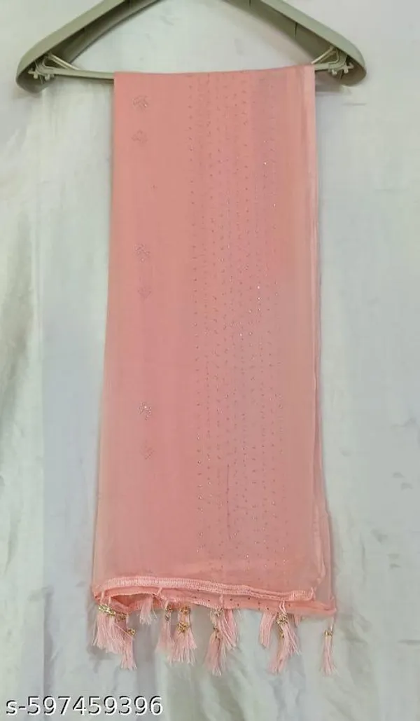 Peach_Premium_Chiffon_Dupatta_For_Women