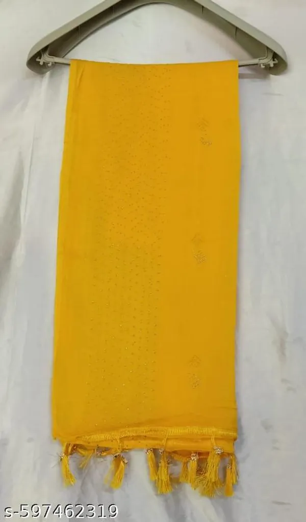 Yellow_Premium_Chiffon_Dupatta_For_Women