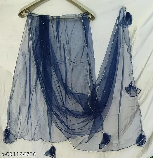 Blue_Premium_Net_Dupatta_For_Women