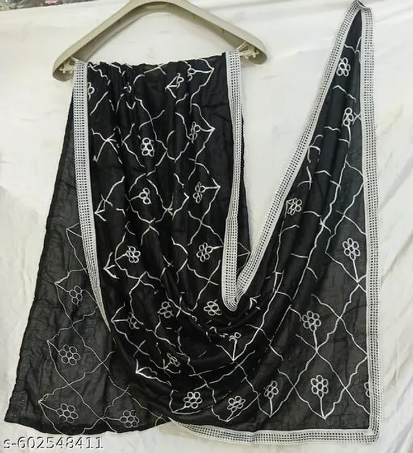 Black_Premium_Chiffon_Dupatta_For_Women