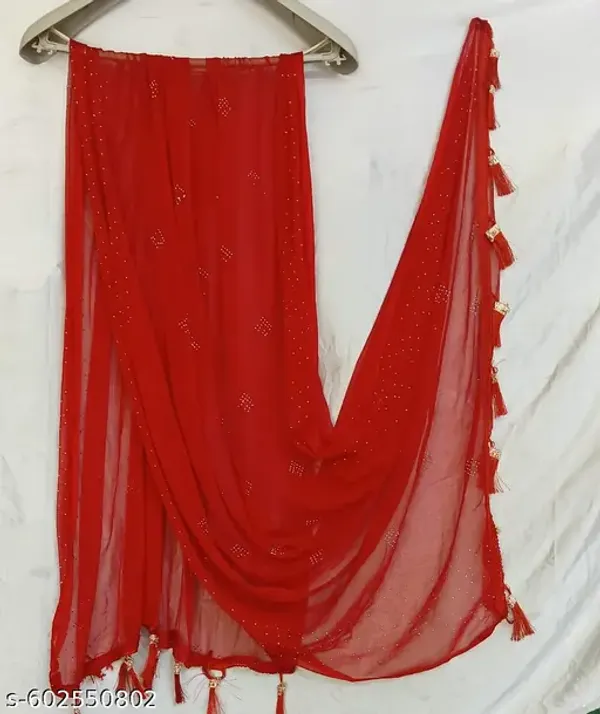 Red_Premium_Chiffon_Dupatta_For_Women