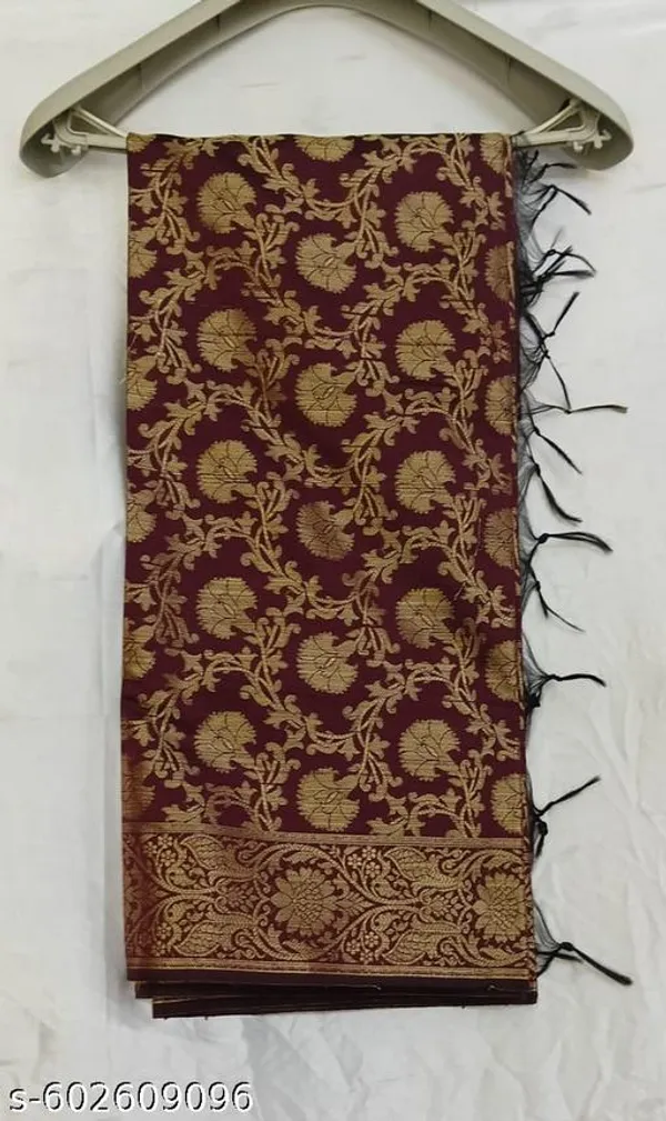 Maroon_Premium_Banarsi_Silk_Dupatta_For_Women