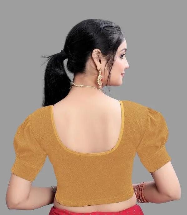 Gold_Premium_Tanishka_Fashion_Hub_Round_Neck_Blouse_For_Women