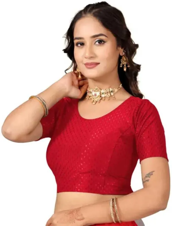 Black_And_Maroon_Premium_Solakiblause_Round_Neck_Blouse_For_Women_Pack_Of_2