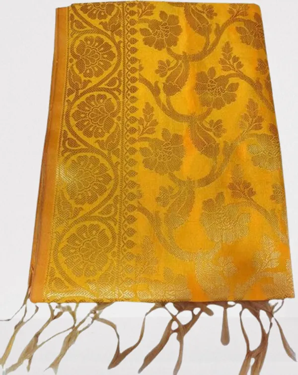 Yellow_Premium_Silk_Blend_For_Women