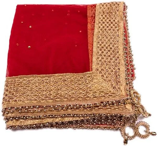 Gold_And_Red_Premium_Net_Embellished_For_Women_Pack_Of_2