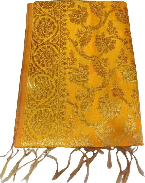 Yellow_Premium_Silk_Blend_For_Women