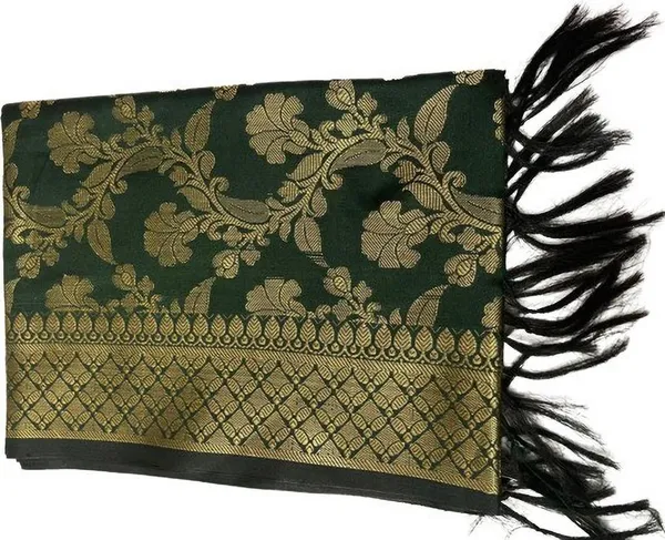 Dark_Green_Premium_Silk_Blend_For_Women