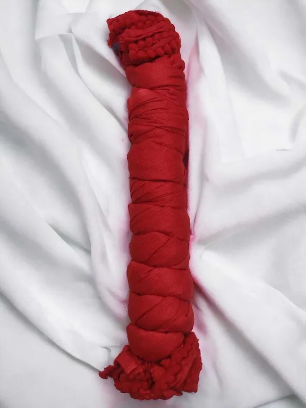White_And_Red_Premium_Pure_Cotton_Applique_Dupatta_For_Women_Pack_Of_2