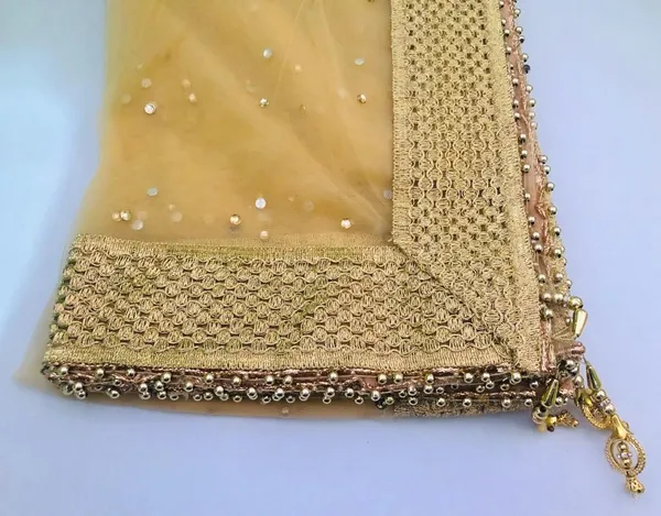 Gold_Premium_Net_Self_Design_For_Women