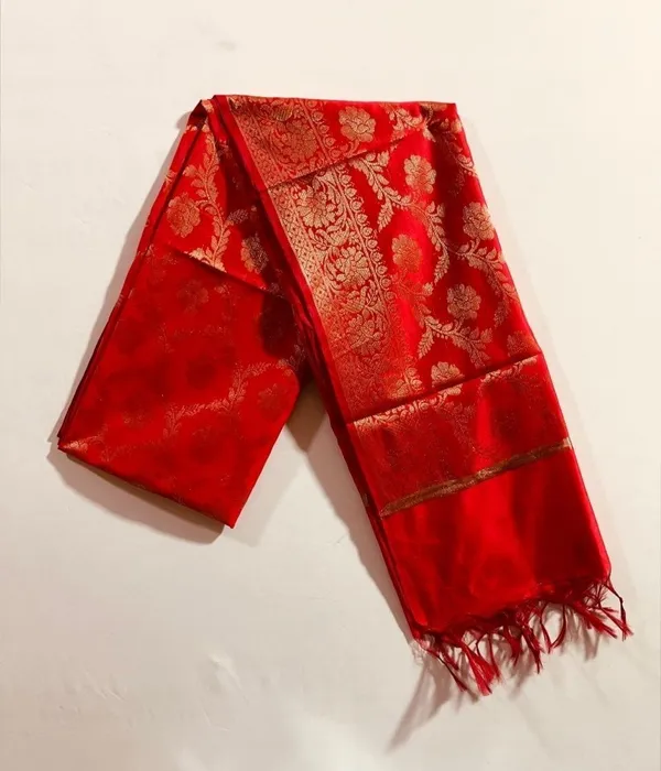 Red_Premium_Art_Silk_Self_Design_For_Women