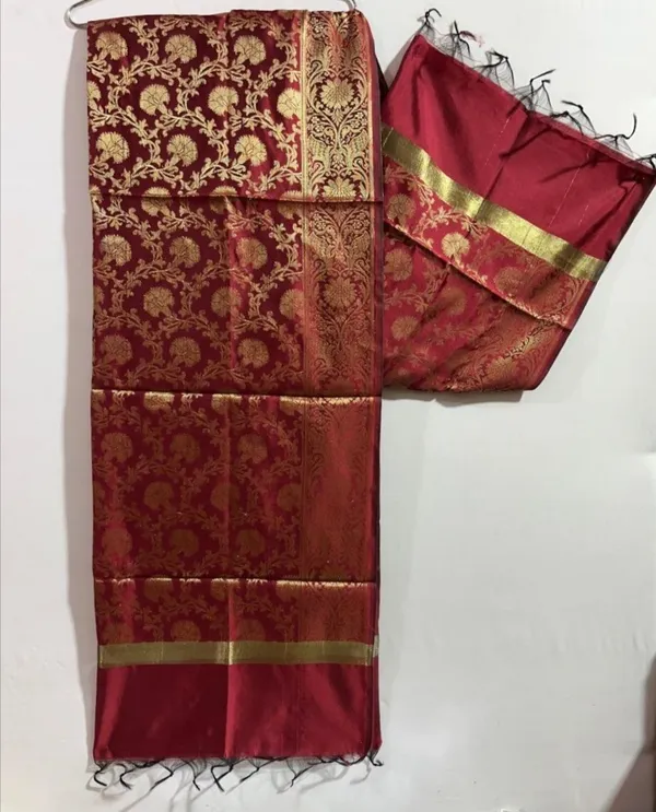 Maroon_Premium_Silk_For_Women