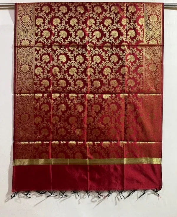 Maroon_Premium_Silk_For_Women