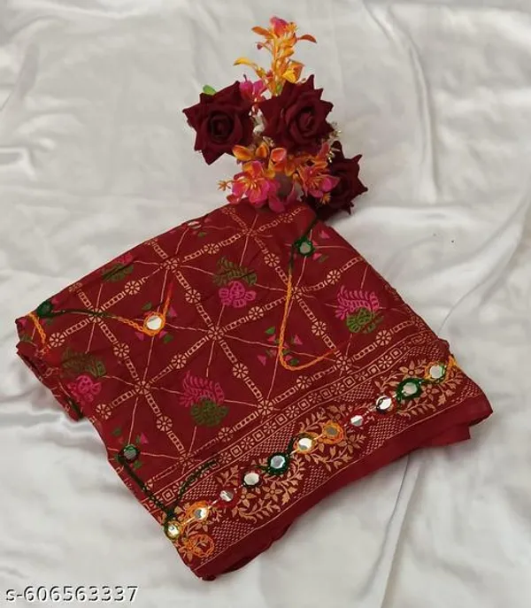 Maroon_Premium_Cotton_Dupatta_For_Women