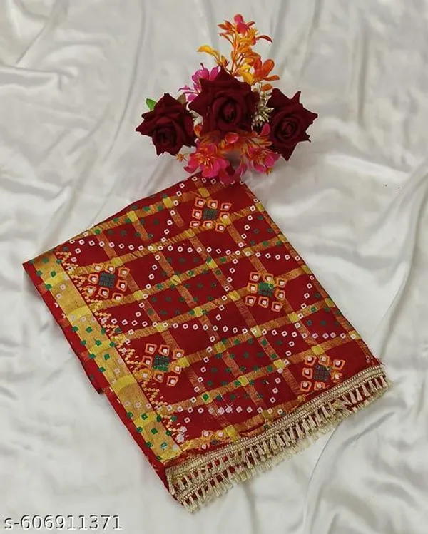 Red_Premium_Cotton_Dupatta_For_Women
