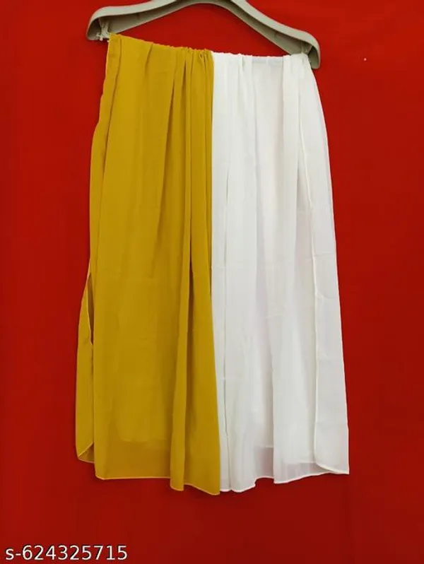 Mustard_And_White_Premium_Georgette_Stole_For_Women