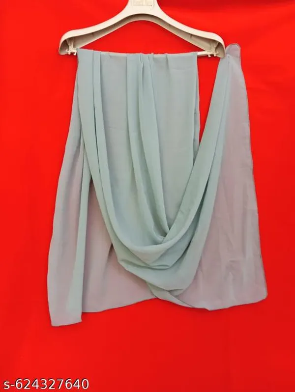 Grey_And_White_Premium_Georgette_Stole_For_Women_Pack_Of_2