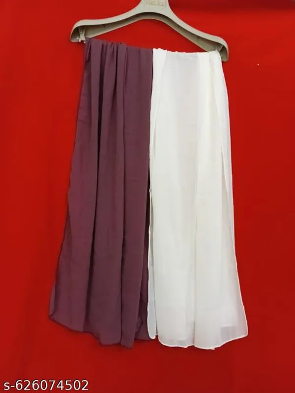 Mauve_And_White_Premium_Georgette_Stole_For_Women_Pack_Of_2