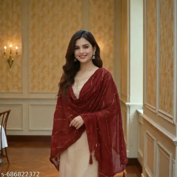 Maroon_Premium_Cotton_Dupatta_For_Women
