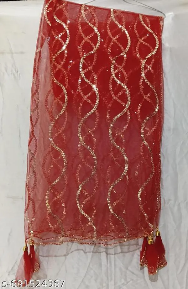 Red_Premium_Cotton_Dupatta_For_Women
