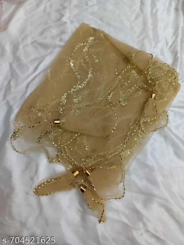 Beige_Premium_Net_Cotton_Dupatta_For_Women