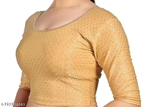 Beige_Premium_Cotton_Blouse_For_Women